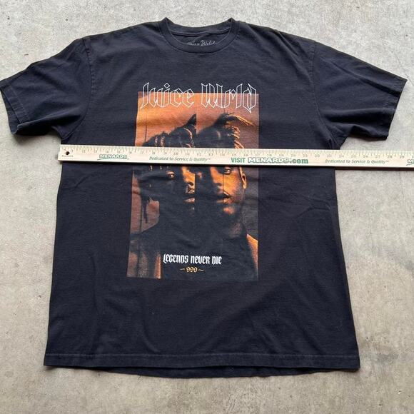 Juice Wrld “Legends Never Die” T-Shirt 23.5x30” - Picture 3 of 6